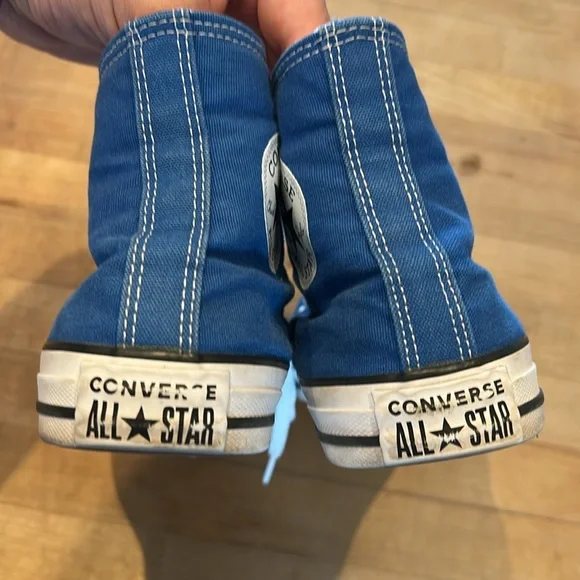 Converse Chuck Taylor All Star CTAS Hightop Sneaker Blue White Women’s 8.5 - Picture 3 of 10